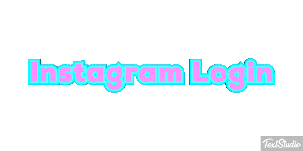 Instagram Login Text effect