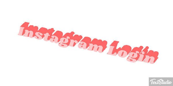 Instagram Login Text effect