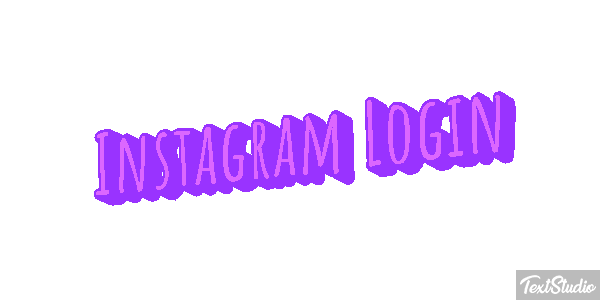Instagram Login Text effect
