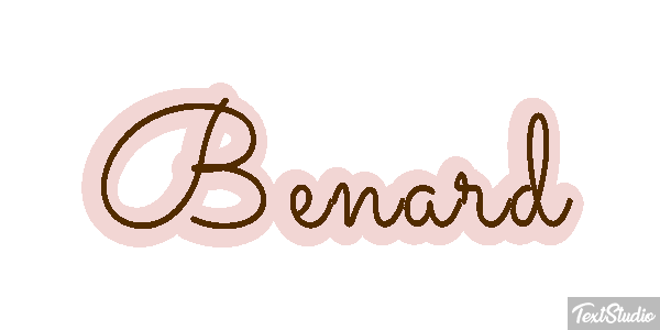 Benard Text effect