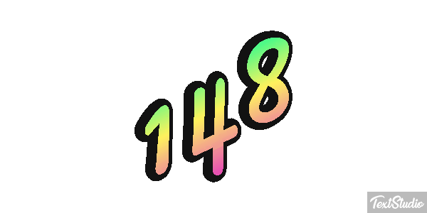 148 Text effect