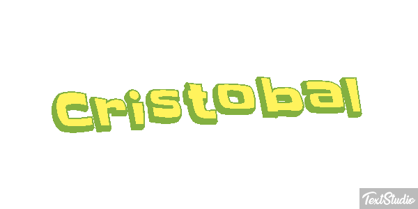 Cristóbal テキスト効果
