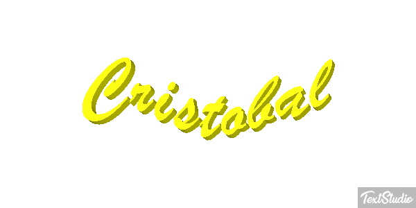 Cristóbal テキスト効果
