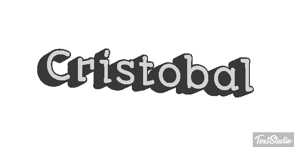 Cristóbal テキスト効果