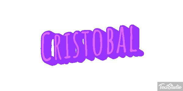 Cristóbal テキスト効果