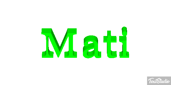 Mati テキスト効果