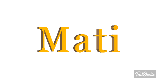 Mati テキスト効果