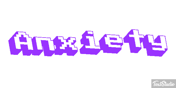 Anxiety Effet de texte