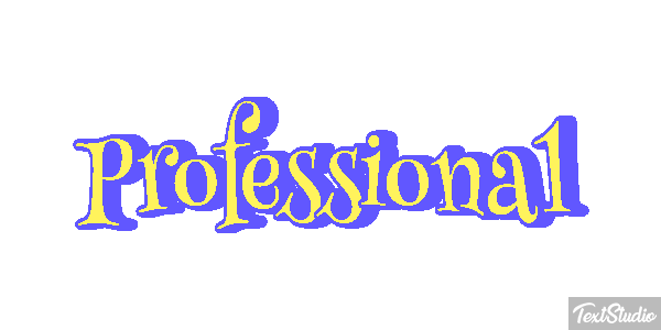 Professional Tekst effect