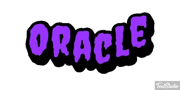 Oracle Текстовый эффект