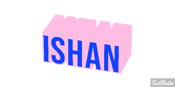 Ishan Текстовый эффект