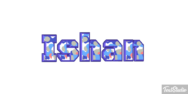 Ishan Текстовый эффект
