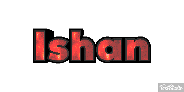 Ishan Текстовый эффект