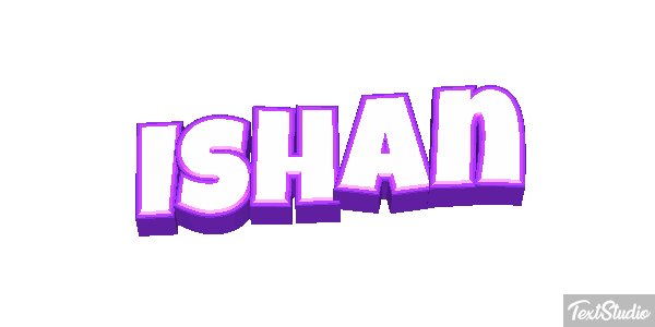 Ishan Текстовый эффект