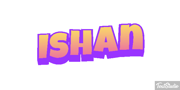 Ishan Текстовый эффект