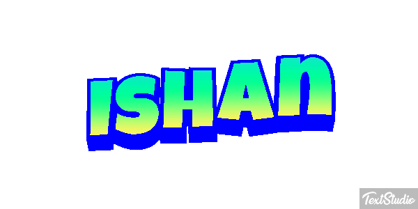 Ishan Текстовый эффект