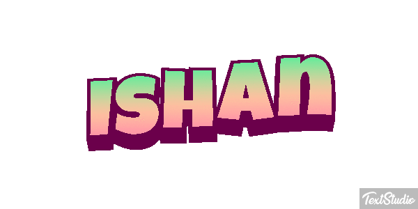 Ishan Текстовый эффект