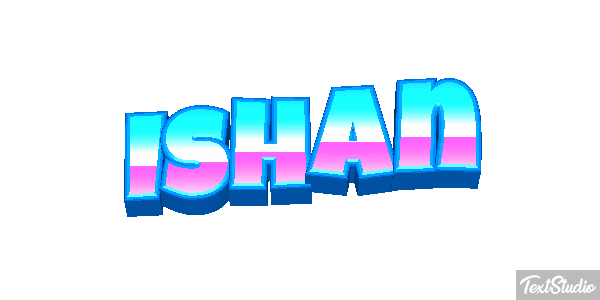 Ishan Текстовый эффект