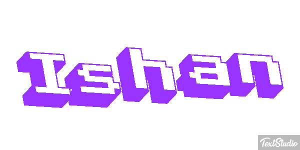 Ishan Текстовый эффект