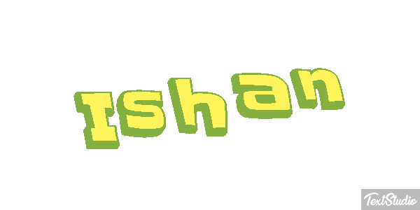 Ishan Текстовый эффект