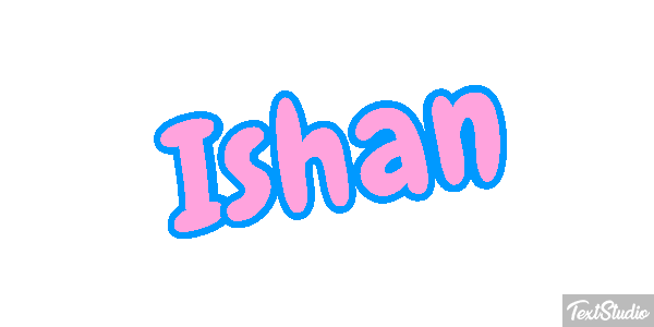 Ishan Текстовый эффект