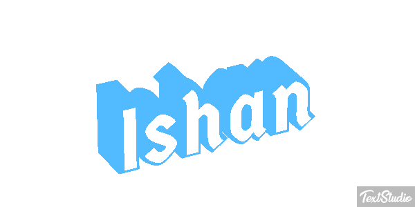 Ishan Текстовый эффект