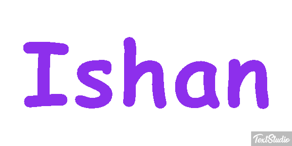 Ishan Текстовый эффект
