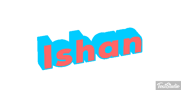Ishan Текстовый эффект