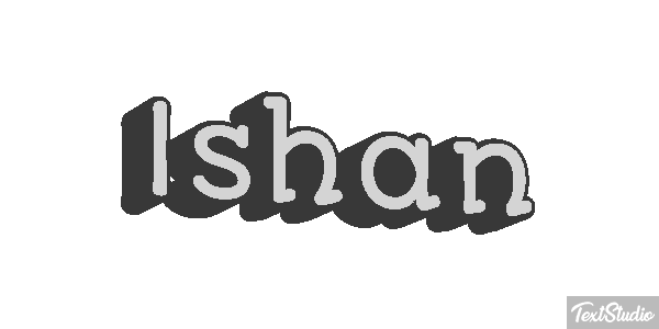 Ishan Текстовый эффект