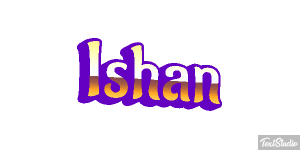 Ishan Текстовый эффект