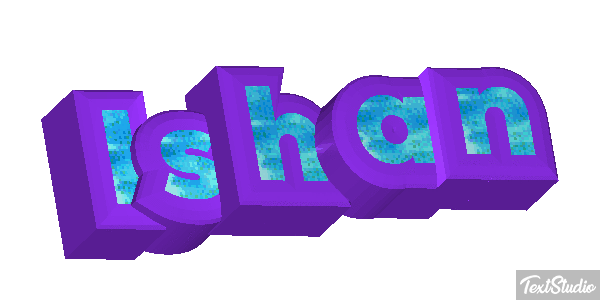 Ishan Текстовый эффект