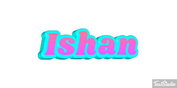 Ishan Текстовый эффект