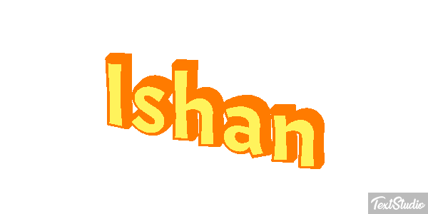 Ishan Текстовый эффект