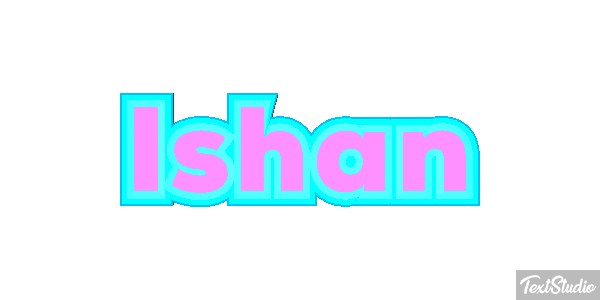 Ishan Текстовый эффект