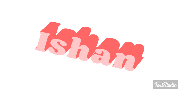 Ishan Текстовый эффект