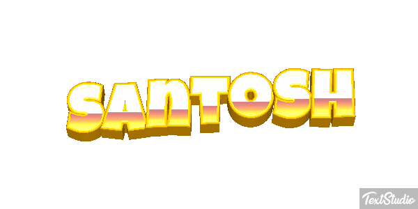 Santosh Texteffekt