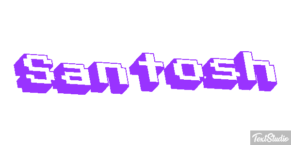 Santosh Texteffekt