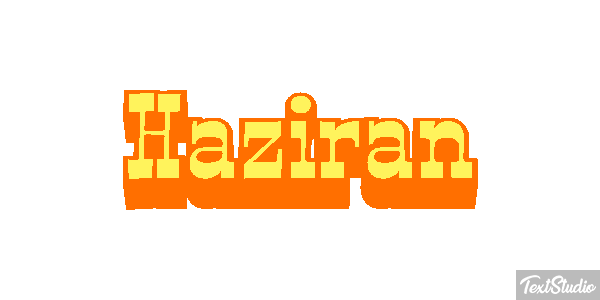 Haziran Effetto testo