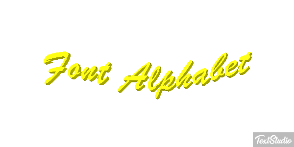 Font Alphabet テキスト効果