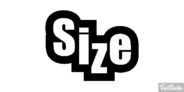 Size テキスト効果