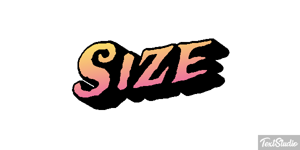 Size テキスト効果