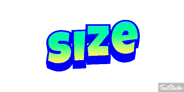 Size テキスト効果