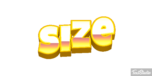 Size テキスト効果
