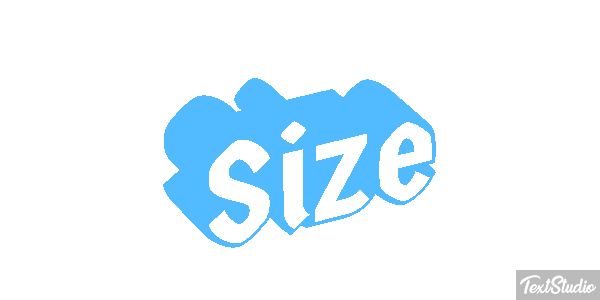 Size テキスト効果