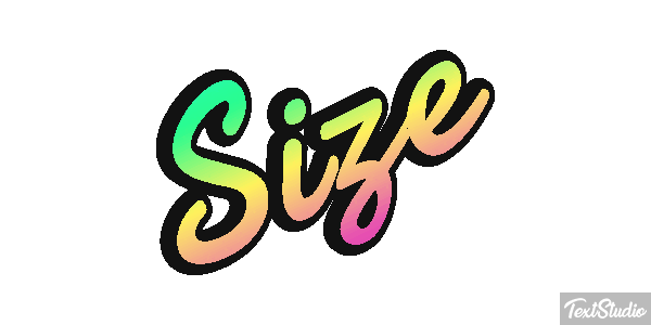 Size テキスト効果