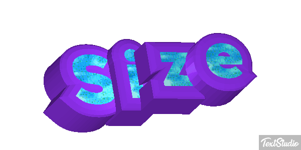 Size テキスト効果