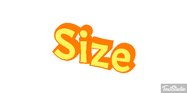 Size テキスト効果