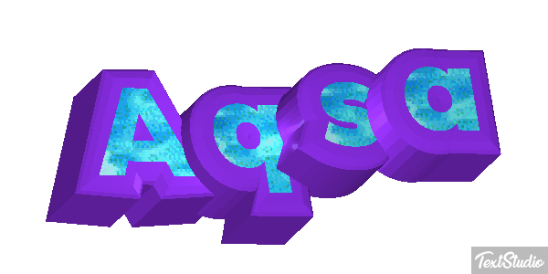 Aqsa Text effect