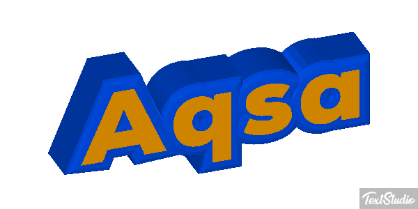 Aqsa Text effect
