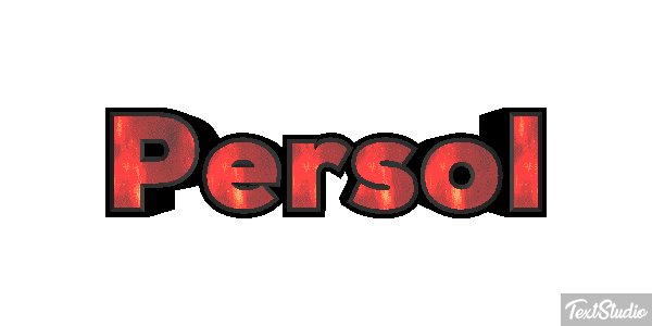 Persol Text effect